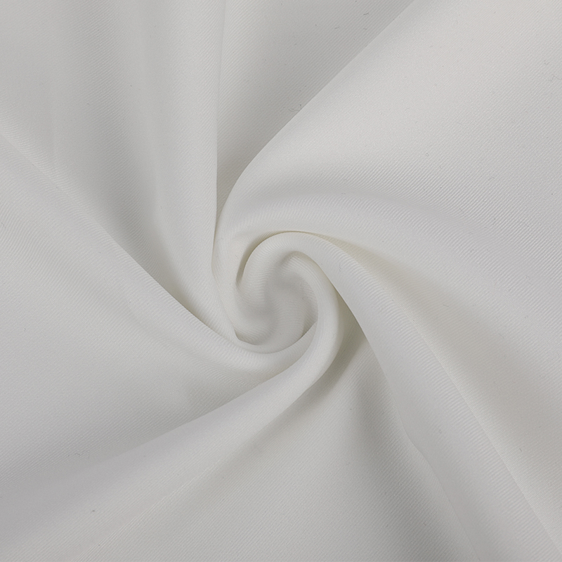 Polyester twill four-sided stretch fabric
