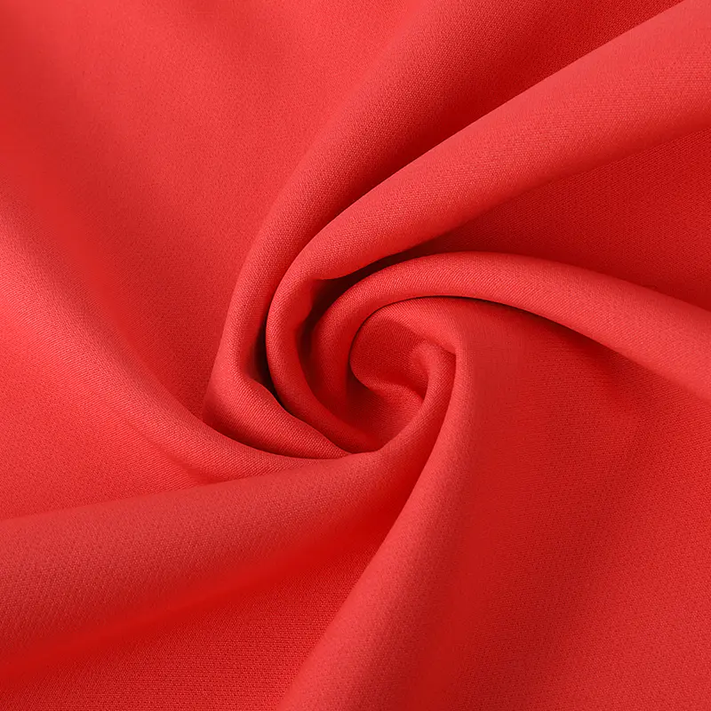 Polyester double-layer four-sided stretch fabric