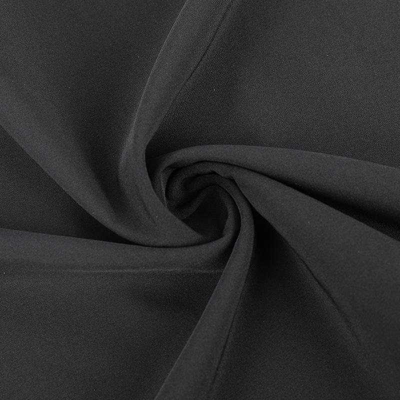 Polyester plain weave four-way stretch fabric